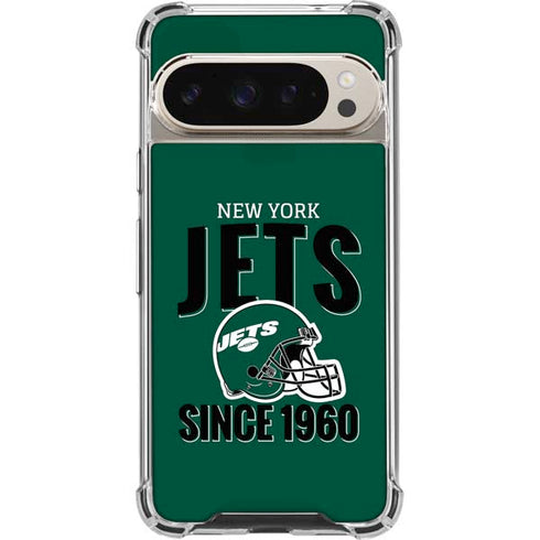 NFL New York Jets Helmet Pixel 9/9 Pro Clear Case
